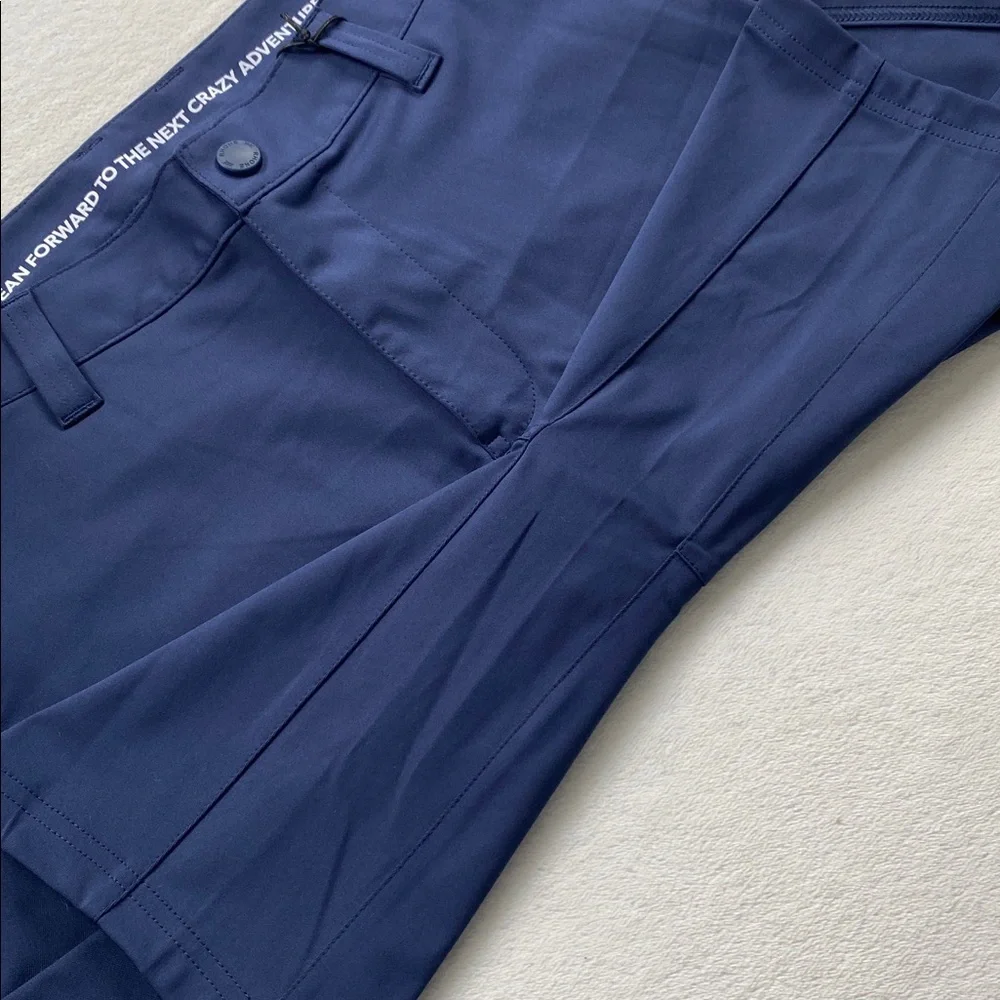 Rhone Commuter Flex Knit Flat Front Lifestyle/Performance Short (Navy) - Picture 11 of 16